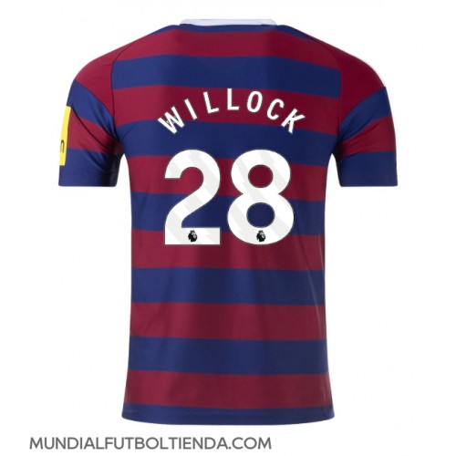 Camiseta Newcastle United Joe Willock #28 Segunda Equipación Replica 2024-25 mangas cortas